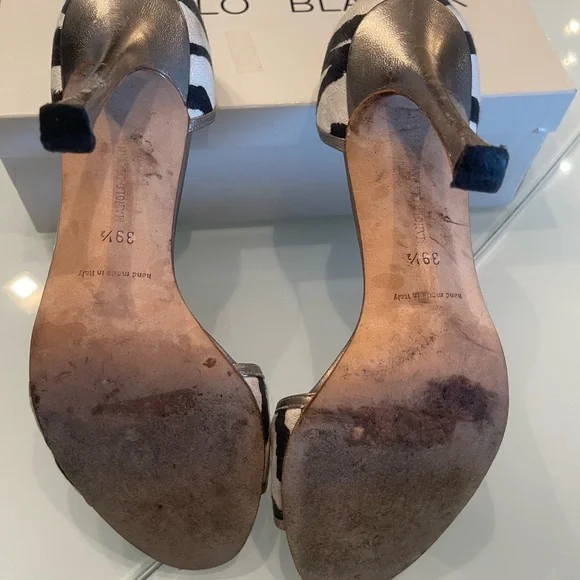 Zebra print Manolo Blahnik heels - Picture 3 of 16